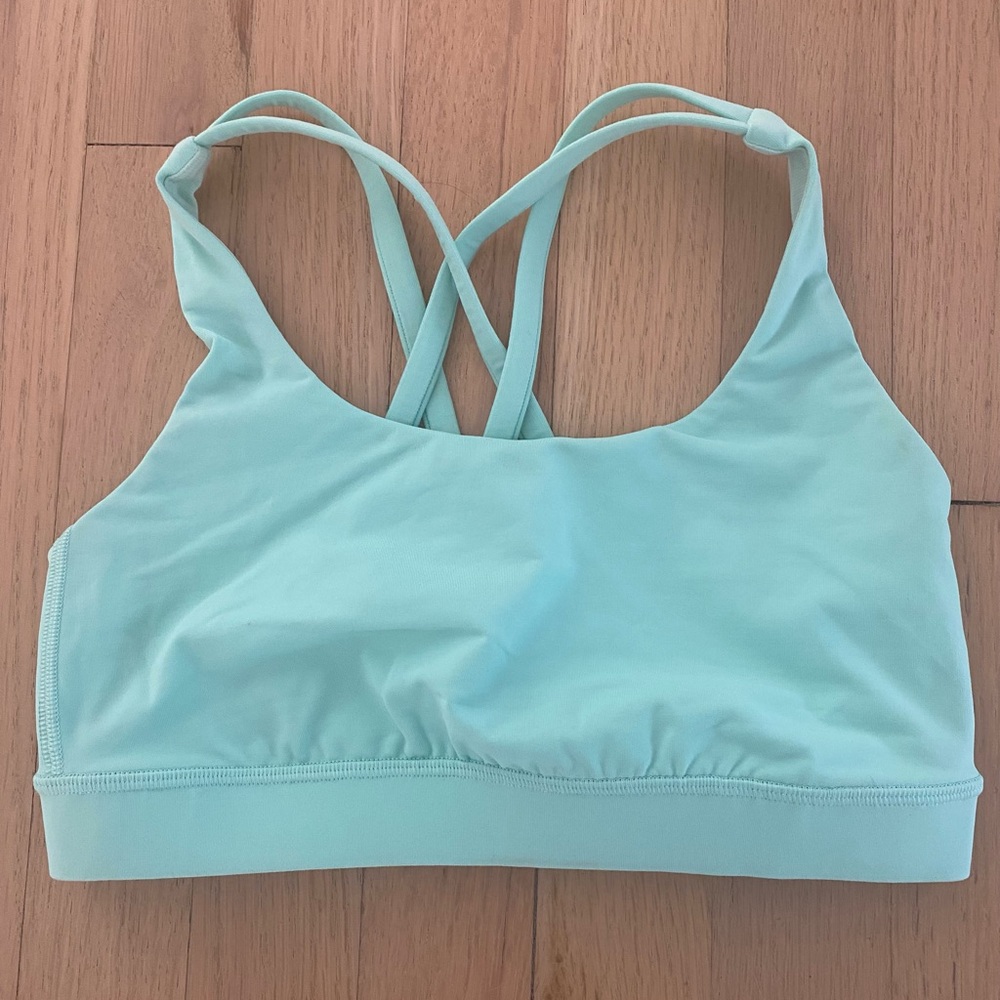 NWOT Lululemon Energy Bra, Toothpaste Mint, 4